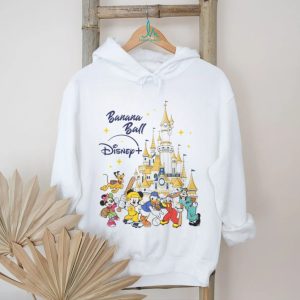 Disney Banana Ball Mickey And Friends Castle Baseball T Shirt