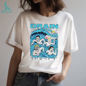 Drain Band Ocean Wave Golden Gate Surfer Graphic T Shirt