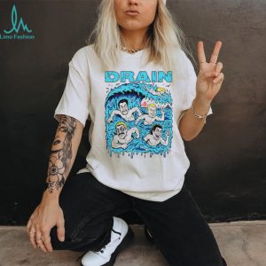 Drain Band Ocean Wave Golden Gate Surfer Graphic T Shirt
