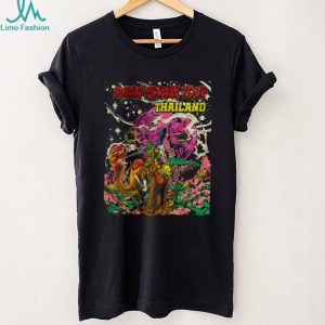 Duran Vornak Tour Thailand Elephant Alien Art Graphic T Shirt