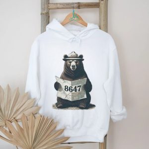 Forest Ranger Bear Map 8647 Outdoors Lover Graphic T Shirt