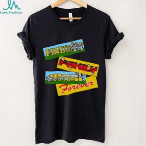 Friends Family Football Forever Retro Cartoon Style Sport T Shirt