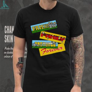 Friends Family Football Forever Retro Cartoon Style Sport T Shirt