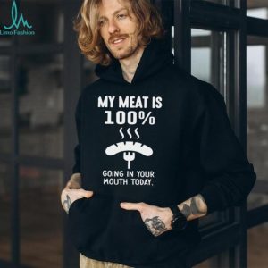 Funny Meat Joke 100 Percent Innuendo Humor T Shirt