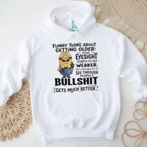 Funny Minion Eyesight Bullshit Quote T Shirt Sarcastic Aging T Shirt