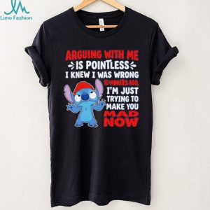 Funny Stitch Arguing With Me Is Pointless Sarcastic Quote T Shirt