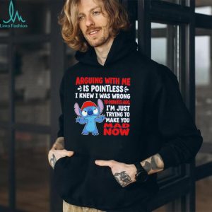 Funny Stitch Arguing With Me Is Pointless Sarcastic Quote T Shirt
