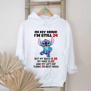 Funny Stitch In My Mind I Am Still 24 Aging Sarcastic Quote T Shirt