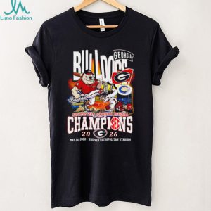 Georgia Bulldogs Baseball SEC Champions 2026 Celebration T Shirt