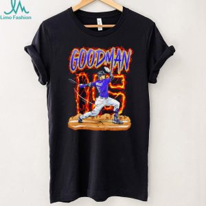 Goodman 15 Baseball Batter Flame T Shirt