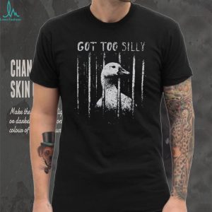 Got Too Silly Goose Prison Bar Vintage Aesthetic T Shirt
