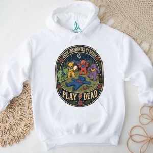 Grateful Dead Dancing Bears Play Dead Music Band T Shirt
