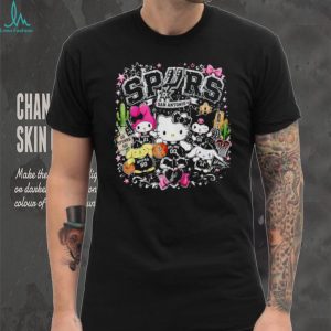 Hello Kitty Friends San Antonio Basketball Team T Shirt