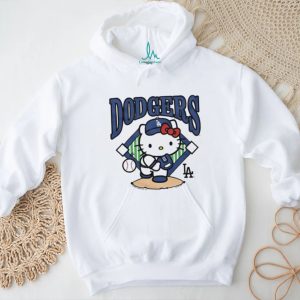 Hello Kitty Los Angeles Dodgers T Shirt Kawaii MLB Baseball Gear
