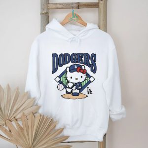 Hello Kitty Los Angeles Dodgers T Shirt Kawaii MLB Baseball Gear
