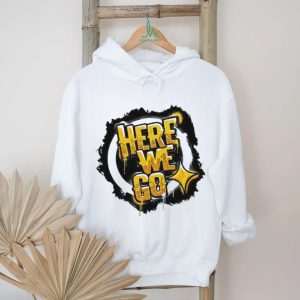 Here We Go Pittsburgh Football Fan Graphic T Shirt