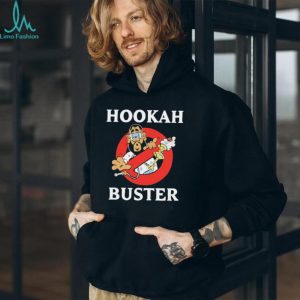 Hookah Buster Funny Parody Cartoon Smoke Enthusiast T Shirt