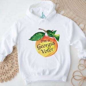 Im A Georgia Voter Watercolor Peach Election Pride T Shirt