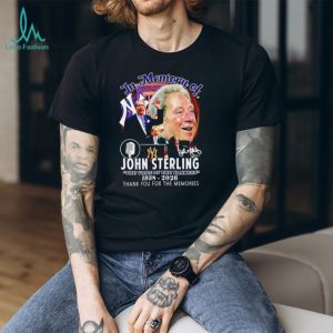 In Memory Of John Sterling 1938 2026 Voice Of The Yankees Tribute T Shirt