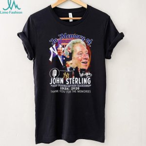 In Memory Of John Sterling 1938 2026 Voice Of The Yankees Tribute T Shirt