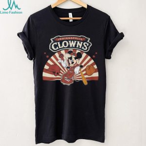 Indianapolis Clowns Mickey Mouse Vintage Baseball T Shirt