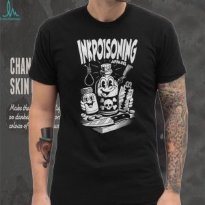 Inkpoisoning Apparel Vintage Cartoon Poison Bottle Graphic Streetwear T Shirt