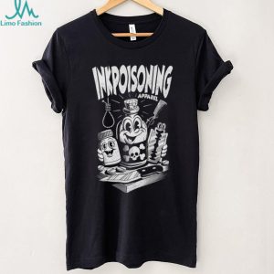 Inkpoisoning Apparel Vintage Cartoon Poison Bottle Graphic Streetwear T Shirt