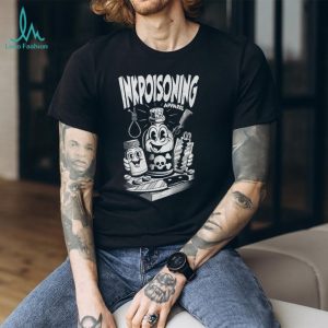 Inkpoisoning Apparel Vintage Cartoon Poison Bottle Graphic Streetwear T Shirt