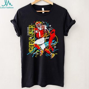 Ja’Marr Chase Bengals Football Abstract Art Graphic T Shirt