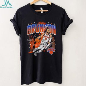 Jalen Brunson New York Basketball Star Retro Graphic Unisex T Shirt