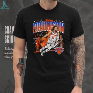 Jalen Brunson New York Basketball Star Retro Graphic Unisex T Shirt