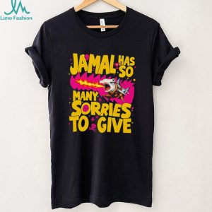 Jamal Has So Many Sorries Hammerhead Shark Funny Graphic T Shirt