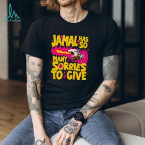 Jamal Has So Many Sorries Hammerhead Shark Funny Graphic T Shirt