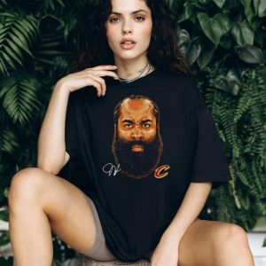 James Harden Cleveland Cavaliers Star Player Portrait T Shirt