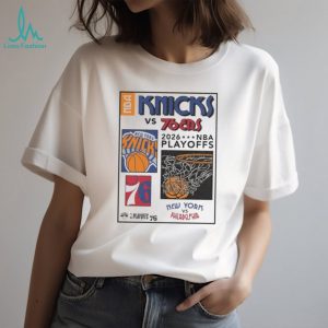 Knicks vs 76ers 2026 NBA Playoffs Matchup Graphic T Shirt
