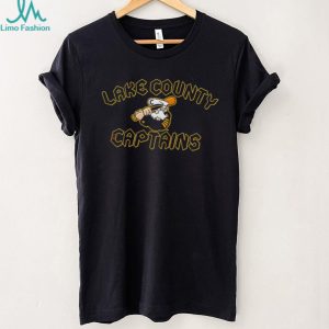 Lake County Captains Baseball Mascot Retro Sports T Shirt