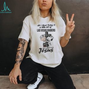 Las Vegas Raiders Charlie Brown Snoopy Faith Jesus T Shirt