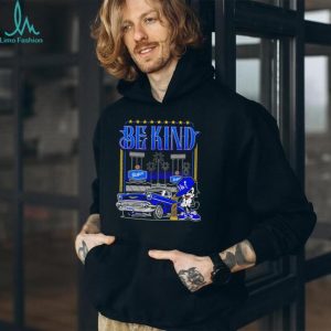 Los Angeles Dodgers Be Kind Vintage Blue Car T Shirt