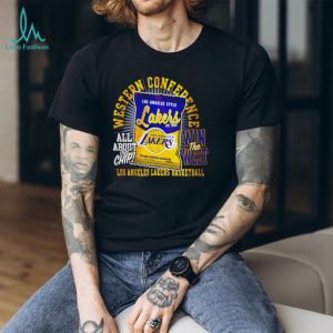 Los Angeles Lakers Western Conference Basketball All About That Chip T Shirt