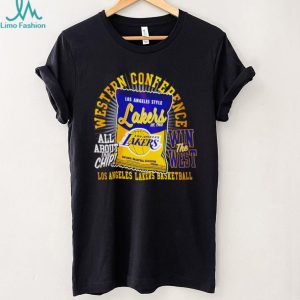 Los Angeles Lakers Western Conference Basketball All About That Chip T Shirt