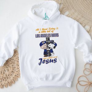 Los Angeles Rams Charlie Brown Snoopy Faith Jesus T Shirt