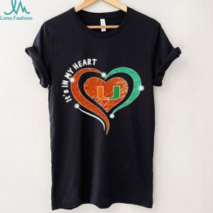 Miami Hurricanes it’s in my Heart NFL Football 2026 shirt