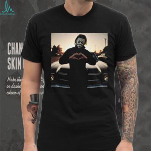 Michael Myers Heart Hands Slasher Movie Parody T Shirt