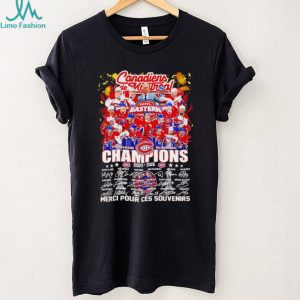 Montreal Canadiens 2025 2026 Champions Signature Roster T Shirt