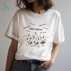 Mrs. Smith Funny Seagull Teacher Classroom Gift Cute Women's T Shirt