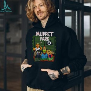 Muppet Park Dinosaur Movie Parody Retro Funny Graphic T Shirt