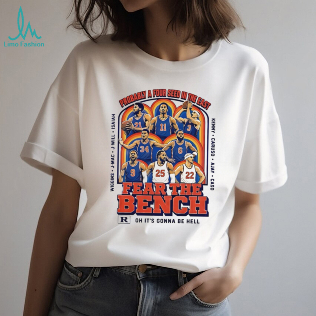 NBA Fear The Bench Basketball Four Seed Funny Graphic T Shirt NBA Fear The Bench Basketball Four Seed Funny Graphic T Shirt