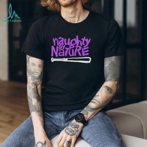 Naughty By Nature Baseball Bat Purple Graffiti Hip Hop T Shirt
