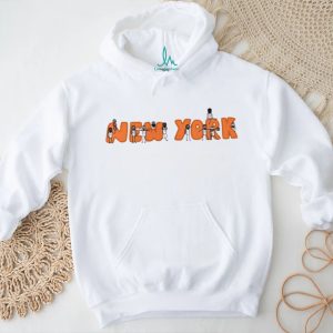 New York Basketball Team Cartoon Players Mascot Style Graphic T Shirt