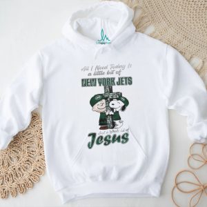 New York Jets Charlie Brown Snoopy Faith Jesus T Shirt